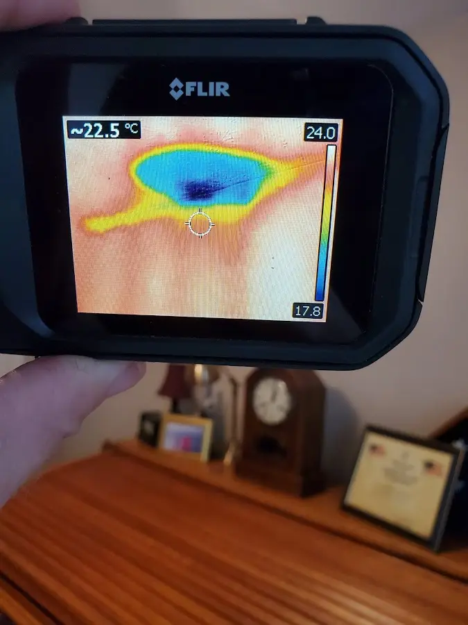 Thermal imaging inspection for water damage in Redlands